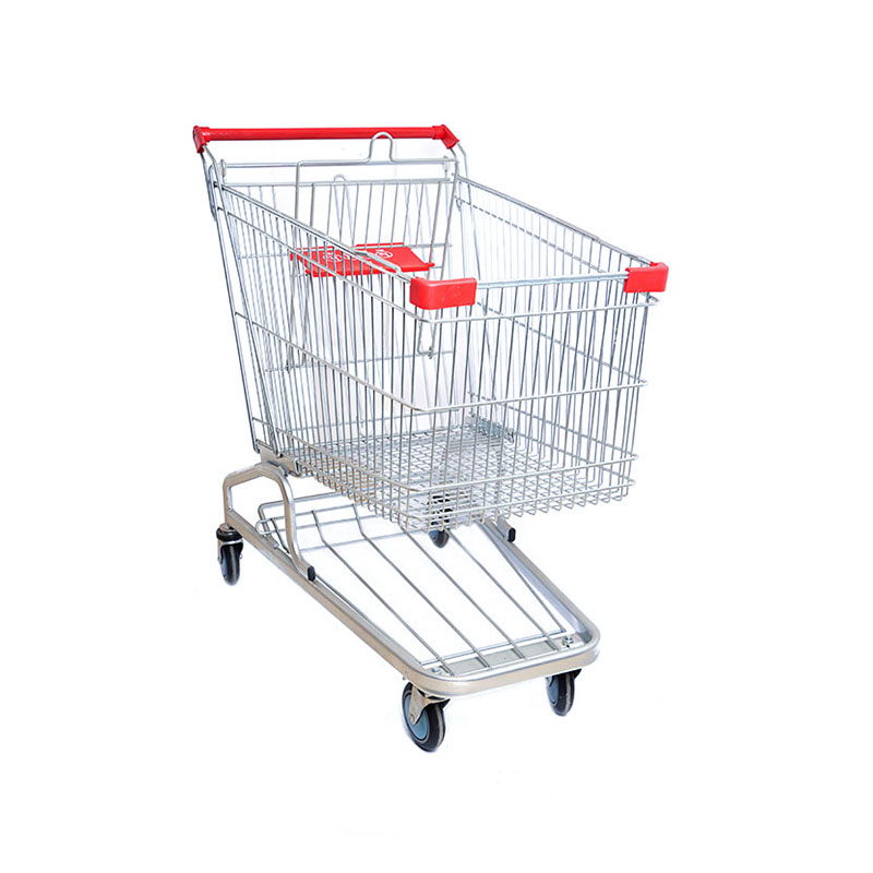 Chariot de magasinage durable à roues en polyuréthane de 4 po