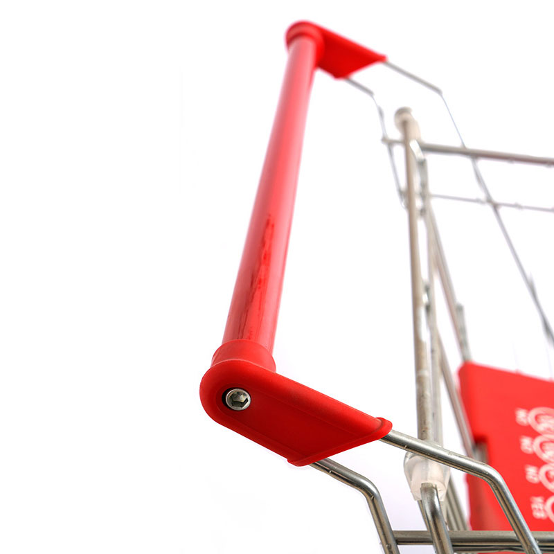 Chariot de magasinage pliant en aluminium durable de supermarché