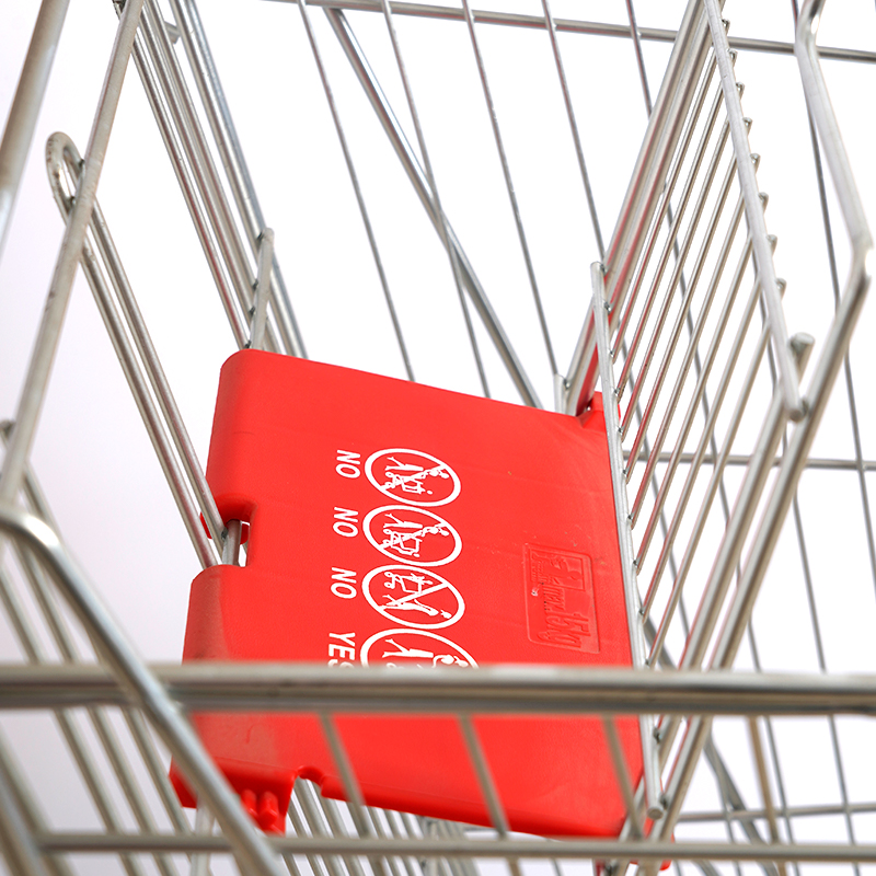 Chariot de magasinage pliant en aluminium durable de supermarché