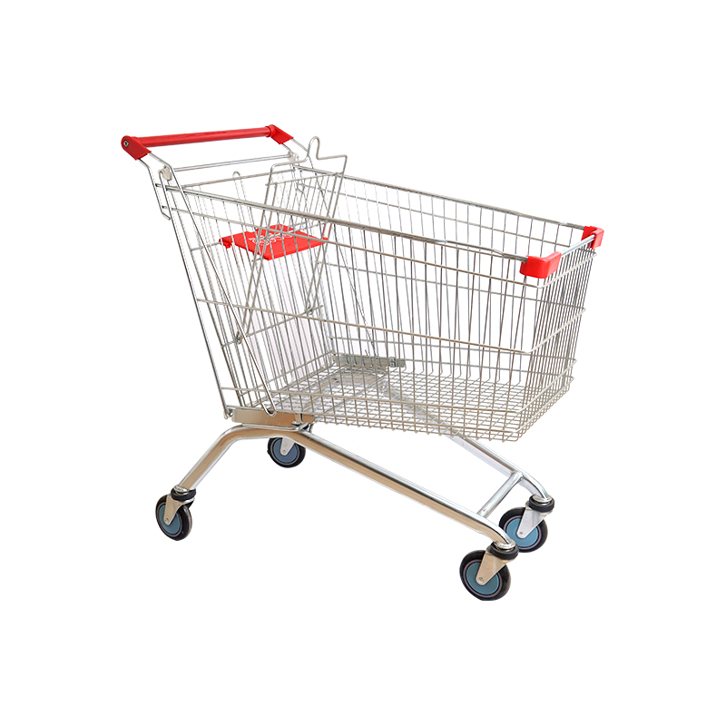 Chariot de chariot en zinc durable pour une utilisation dans les supermarchés