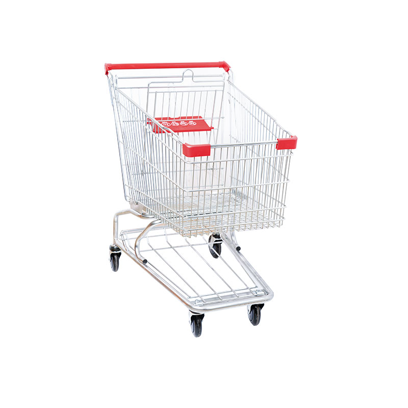 Chariot de magasinage pliant en aluminium durable