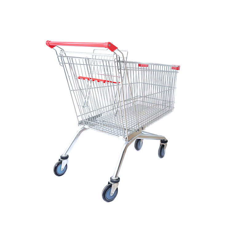 Chariot de chariot pliant durable de supermarché