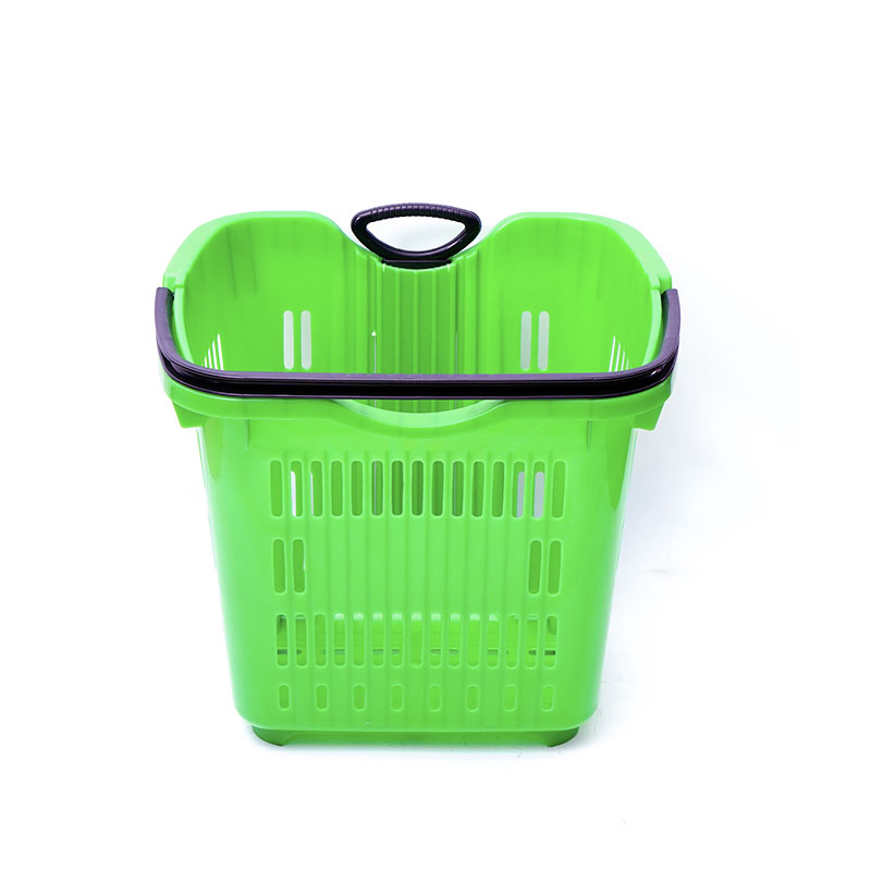 XC-B-11. Support de panier en plastique + achats de supermarché faciles à utiliser, spécifications fixes de couleur personnalisée en plastique