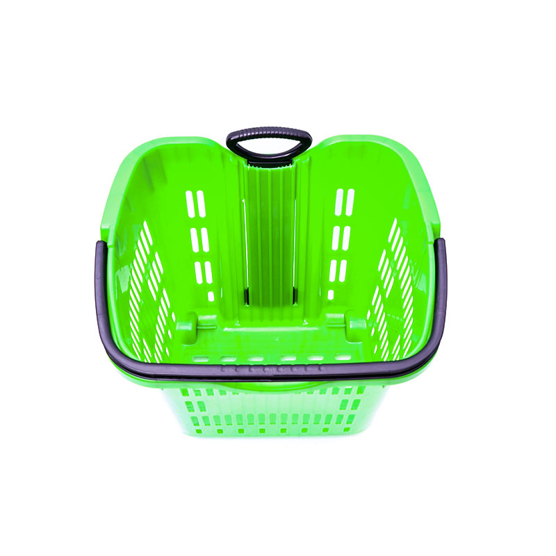 XC-B-11. Support de panier en plastique + achats de supermarché faciles à utiliser, spécifications fixes de couleur personnalisée en plastique