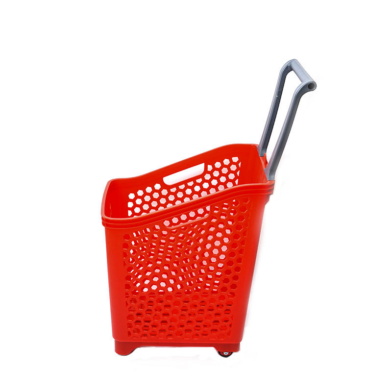 XC-B-18.Plastic-shopping-panier-holder-+-supermarket-shopping-facile à utiliser,-shopping-plastic-custom-color-fixed-specifications