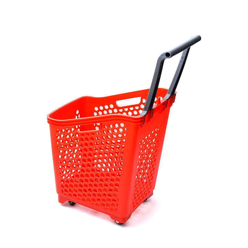XC-B-18.Plastic-shopping-panier-holder-+-supermarket-shopping-facile à utiliser,-shopping-plastic-custom-color-fixed-specifications