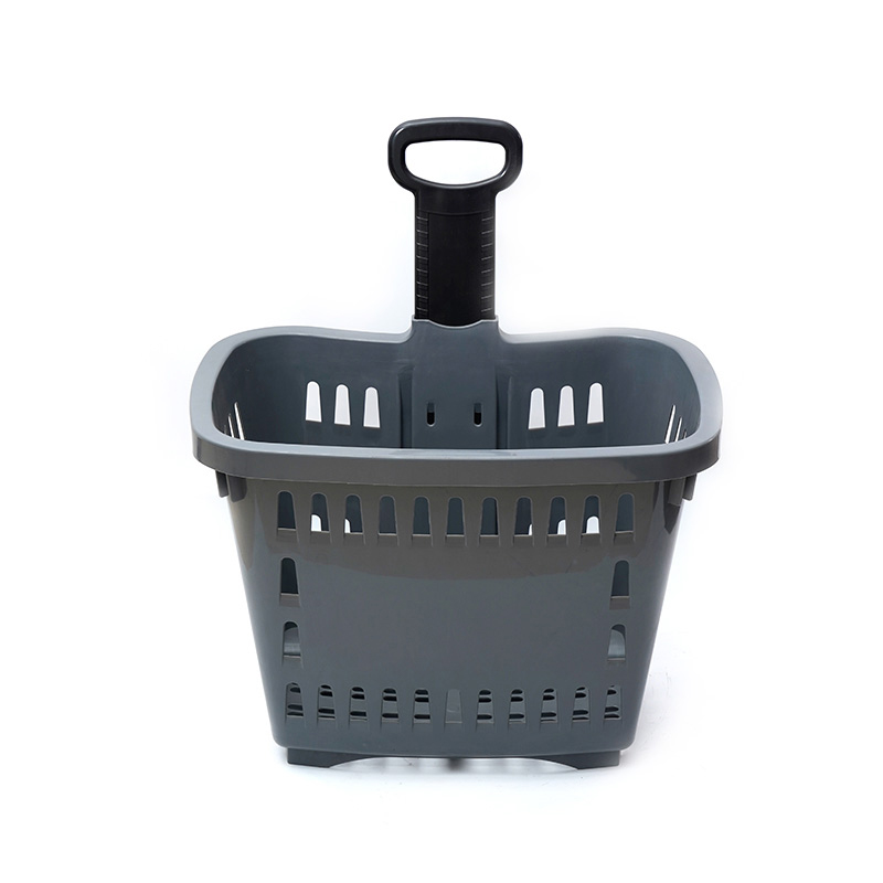 XC-B-20. Porte-panier en plastique + achats de supermarché faciles à utiliser, spécifications fixes de couleur personnalisée en plastique