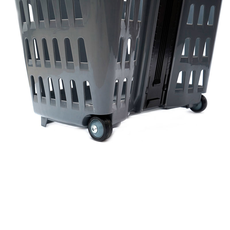 XC-B-20. Porte-panier en plastique + achats de supermarché faciles à utiliser, spécifications fixes de couleur personnalisée en plastique