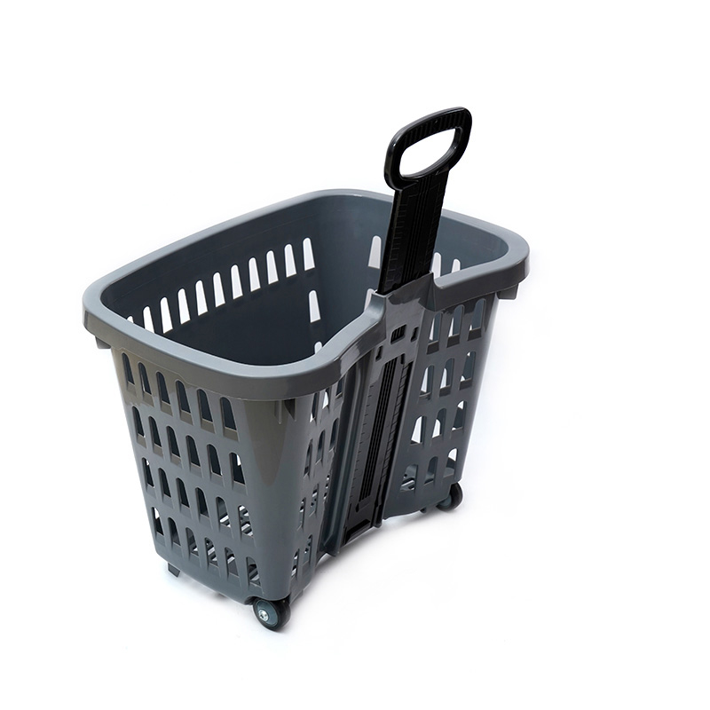XC-B-20. Porte-panier en plastique + achats de supermarché faciles à utiliser, spécifications fixes de couleur personnalisée en plastique