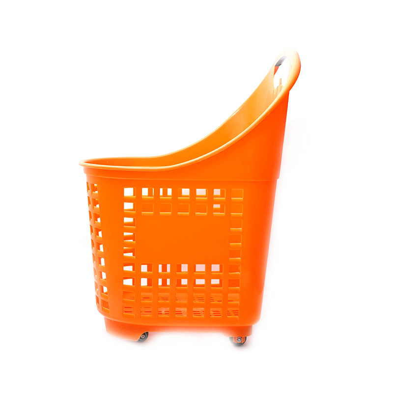 XC-B-22. Porte-panier en plastique + achats de supermarché faciles à utiliser, spécifications fixes de couleur personnalisée en plastique