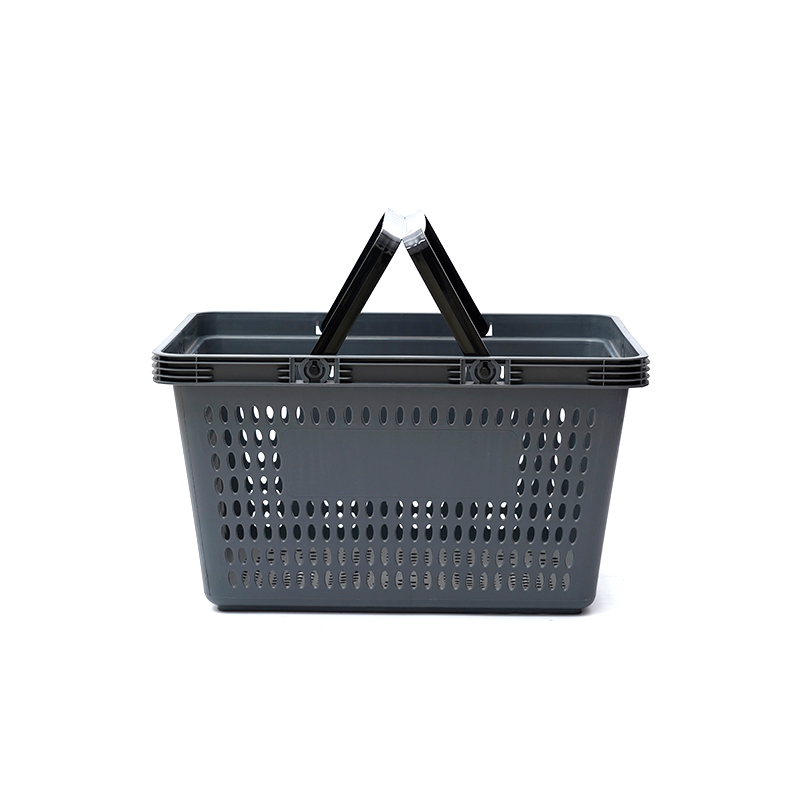 Panier à provisions en plastique portatif durable pour le supermarché