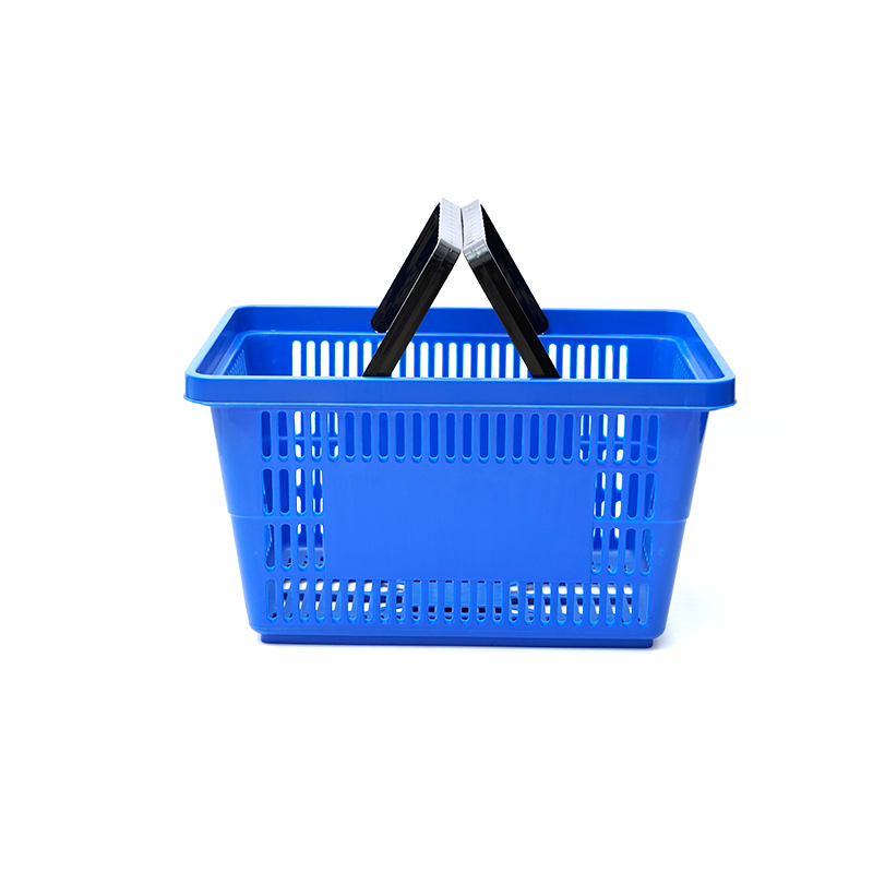 Paniers à provisions pliables en plastique coloré