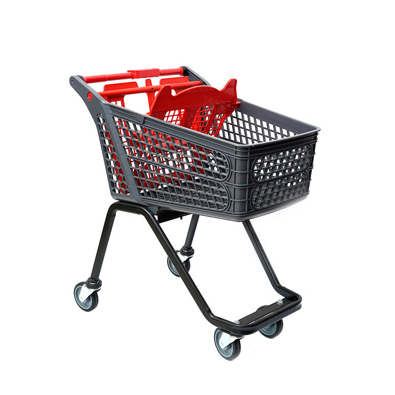 XC-PST-1. Panier en plastique + supermarché shopping facile à utiliser shopping en plastique couleur personnalisée spécifications fixes