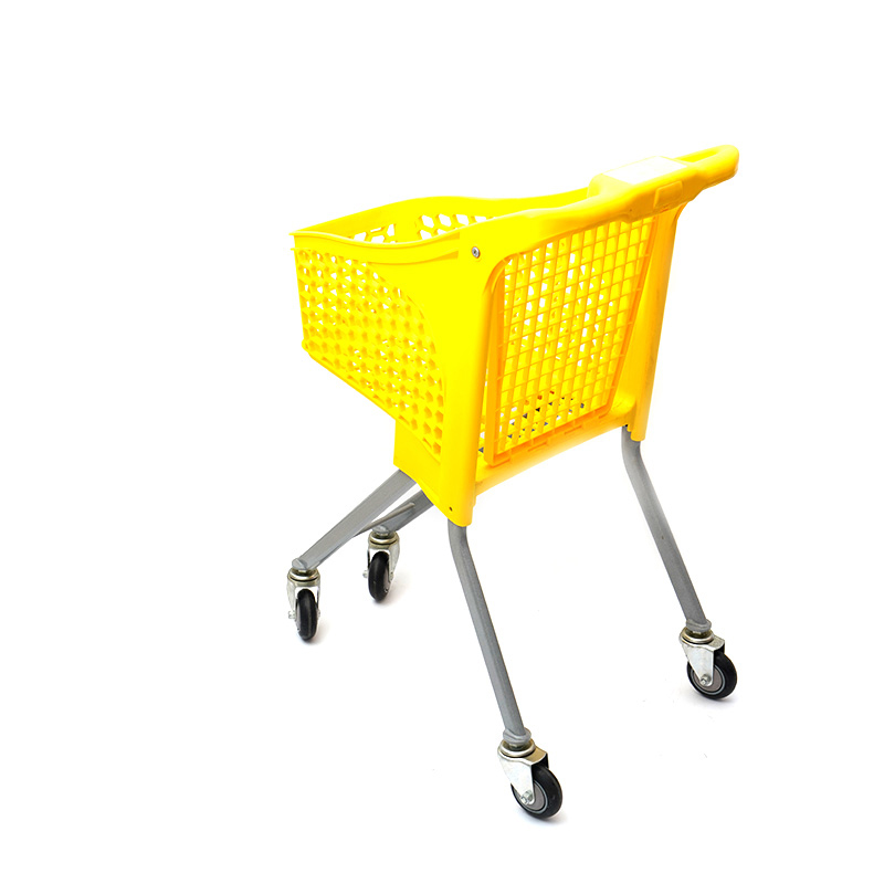 XC-PST-4. caddie en plastique + supermarché shopping facile à utiliser shopping en plastique couleur personnalisée spécifications fixes