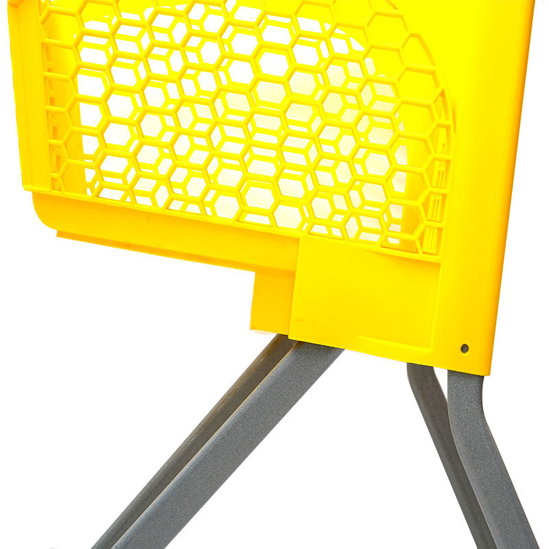 XC-PST-4. caddie en plastique + supermarché shopping facile à utiliser shopping en plastique couleur personnalisée spécifications fixes