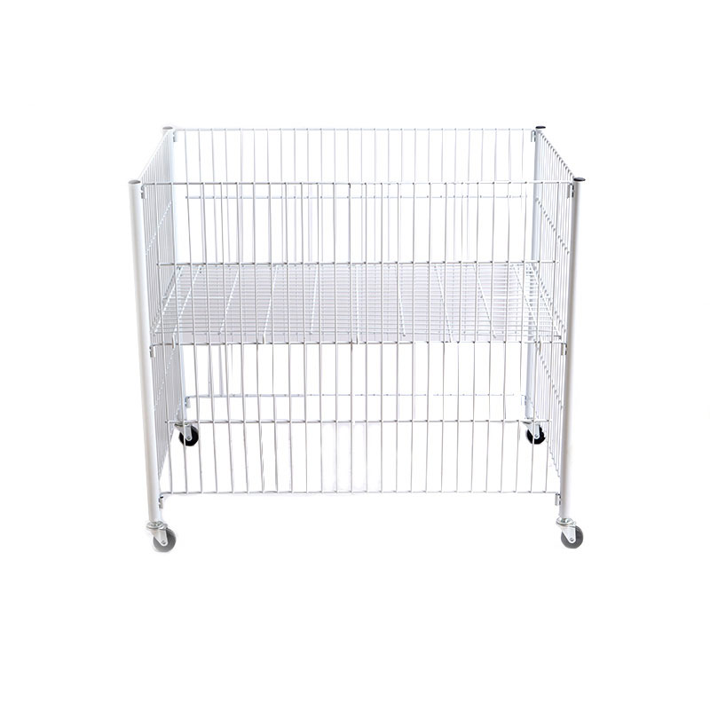 XC-MST-3.-Metal-shopping-cage-+-supermarket-shopping-facile à utiliser,-shopping-metal-custom-color-fixed-specifications