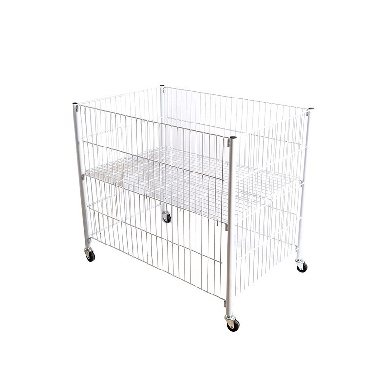 XC-MST-3.-Metal-shopping-cage-+-supermarket-shopping-facile à utiliser,-shopping-metal-custom-color-fixed-specifications