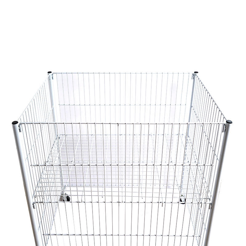 XC-MST-3.-Metal-shopping-cage-+-supermarket-shopping-facile à utiliser,-shopping-metal-custom-color-fixed-specifications