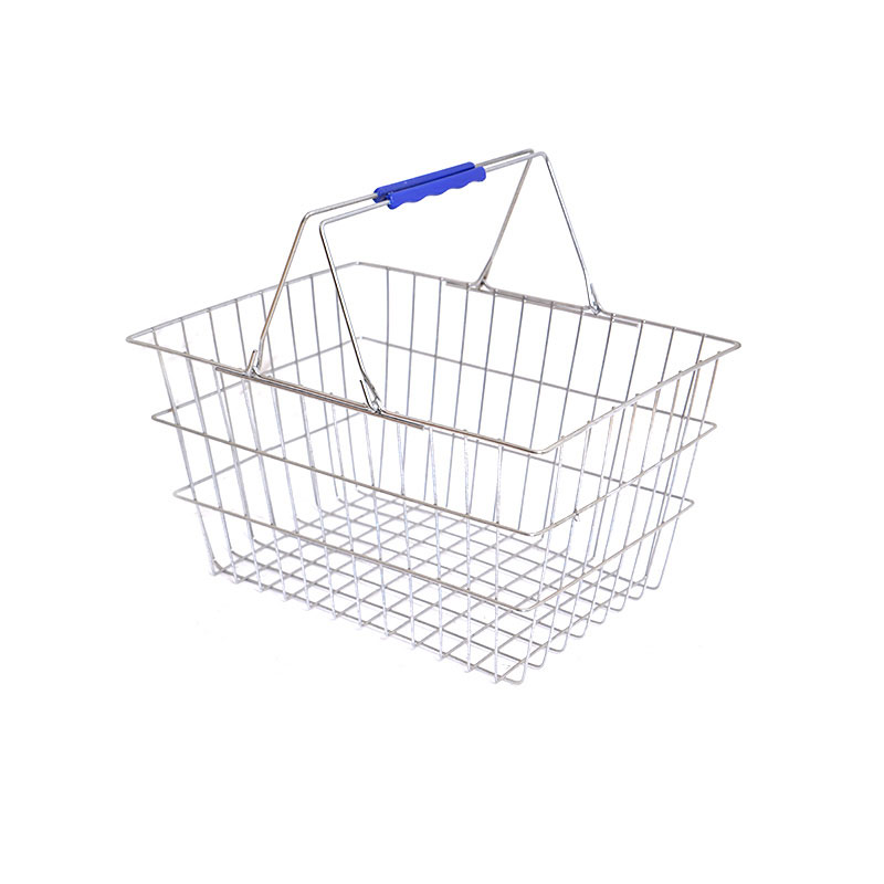 XC-MB-1.-Panier-en-métal-+-supermarché-shopping-facile à utiliser,-shopping-metal-custom-color-fixed-specifications